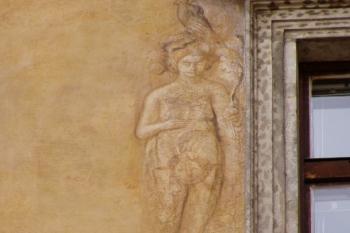 detail renesanční fasády (© Karel Husák 07/2004)