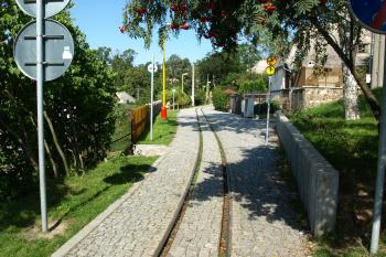 kolejiště vláčku mezi Vojtěšským a Ševčínským dolem ( © Milan Caha 08/2009)