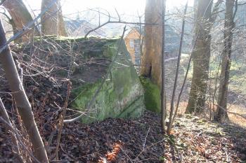 část zdi na západním okraji (© D Dohňanský, 12/2015)