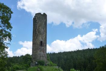 zřícenina hradu Neuberk (© Vlastislav Mareček, 06/2016)