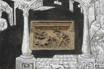 gotická destička (© Karel Husák, 12/2008)