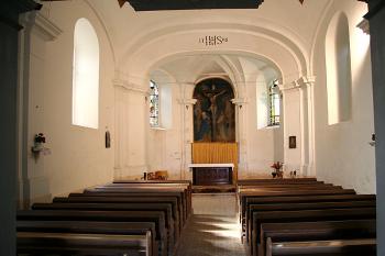 Interiér Kaple sv. Kříže ( © Luděk Pitter 09/2005)