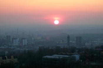 pohled z haldy Ema na Novou radnici ( © Vít Pracuch 11/2007)