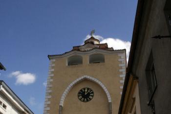 Pohled od západu z vnějšku města ( © Iva Spurná 3.4.2010)