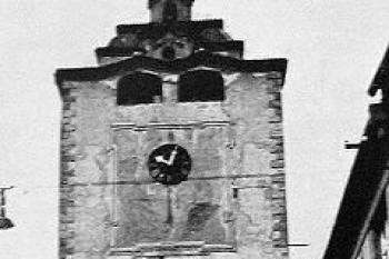 pohled od východu - stav r. 1947 ( © Josef Kouba (in Zprávy památkové péče XVII, Praha 1957, strana 166))