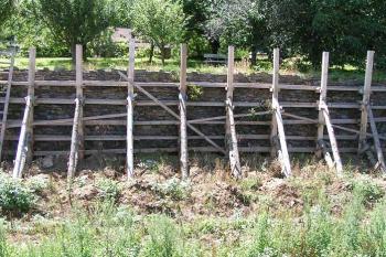 Parkánová zeď na severu ( © Petr Turyna 07/2005)