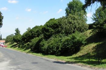Val chránící západní parkánovou zeď ( © Petr Turyna 07/2005)