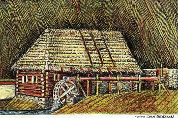 mlýn pod Novým hradem u Kunratic 1420 (© jan heřman, 11/2013)