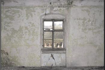 jedinná unikátně zachovalá místnost v patře zámku ( © Jan P. Štěpánek 04/2005)