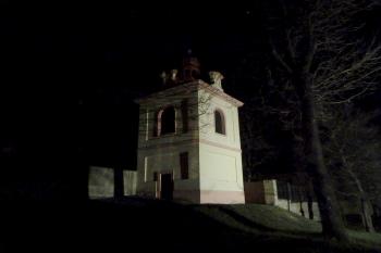 zvonice kostela sv. Jakuba (© František Kinař, 12/2014)