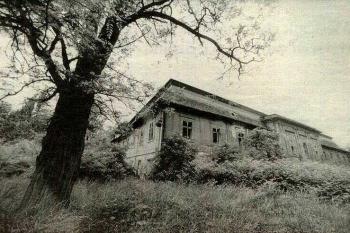 fotografie  k článku o tristním stavu kunčického zámku nedlouho před jeho požárem na počátku roku 1999 ( © Mladá fronta Dnes)