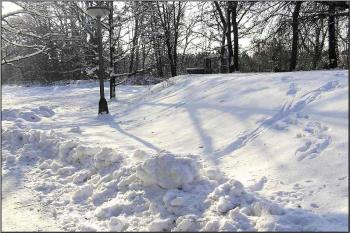 náznak terénního stupně ( © Jan P. Štěpánek 01/2006)