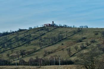Jahnova rozhledna na Růžovém vrchu. ( © Radovan Smokoň 03/2008)