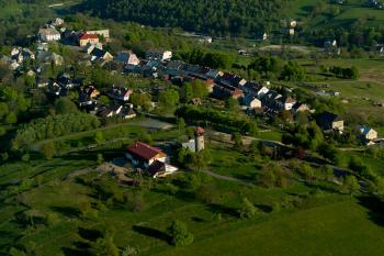 Růžový vrch - letecký snímek ( © Radovan Smokoň 05/2008)