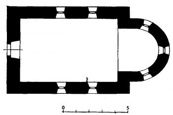  ( © A. Merhautová: Raně středověká architektura v Čechách, Academia, Praha 1971)