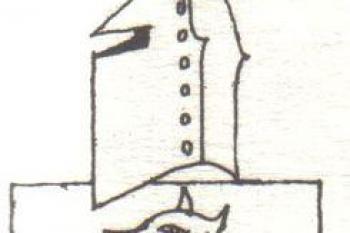 Vícov - Erb pánů z Vícova. Z knihy - Z hradů, zámků a tvrzí - H.Lisická -1971 (© IvoR)