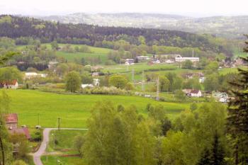 Výhled od chaty (© Milena Pekova 05/2004)