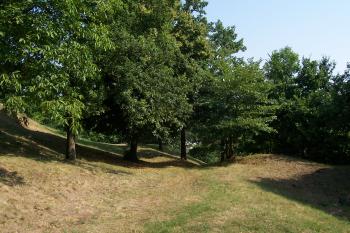 Areál dolního hradu (© Ivo Rozehnal 08/2015)