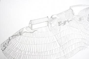 Kozlov (Hradisko) - dolní sídlo (© Ondřej Štěpánek 02/2006)