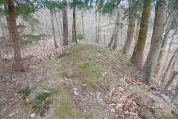 Parkánová okružní hradba na severu (© Dušan Dohňanský  04/2021)