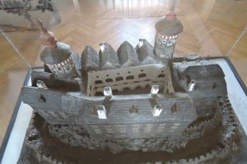 Hrad Pecka - Sádrový model původního hradu (© aleshwarrior, 10/2015)