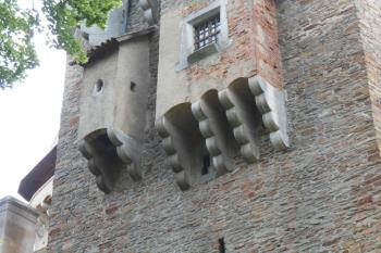 Prevét vedle arkýře na Věži čtyř ročních období (© Jan Večeřa, 06/2015)
