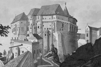 palác od severovýchodu ( © Franz Strüff, 1806)