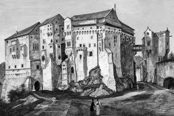 palác od severovýchodu ( © František Richter, 1824)