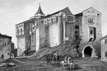 palác od jihozápadu ( © František Richter, 1822)