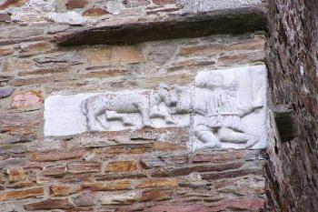 Detail výjevu z věže Čtyř období (© Jan P. Štěpánek 08/2006)