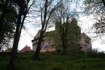 Pohled na hrad z cesty Kamenice (© Ivan Grisa, 05/2008)