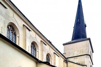 Kostel Povýšení Kříže v Litomyšli. (© Pavel Vítek  09/2025)