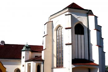 Kostel Povýšení Kříže v Litomyšli. (© Pavel Vítek  09/2025)