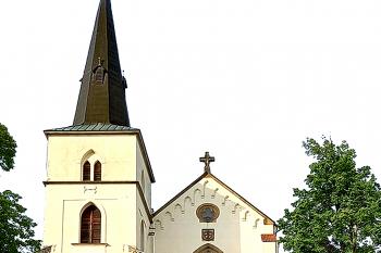 Kostel Povýšení Kříže v Litomyšli. (© Pavel Vítek  09/2025)