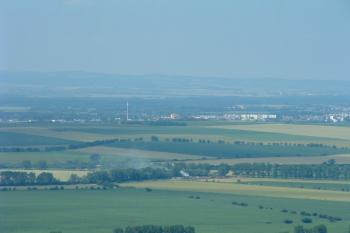 pohled na Veselí nad Moravou (© Stanislav Brebera 07/2004)