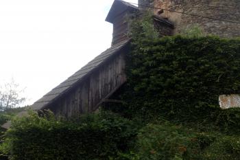 Detail krytých schodů do hradní věže... (© Marek Reimann, 07/2017)