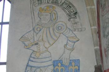 Dochovaná hradní výzdoba (© Veronika Vaňková, 05/2007)