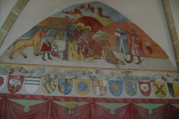 Dochovaná hradní výzdoba (© Veronika Vaňková, 05/2007)