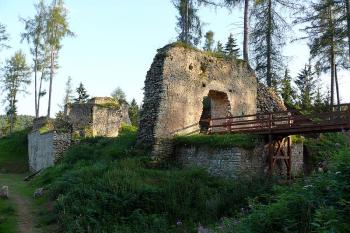 Zříceniny hradu Pořešín (© Jiří Cukr, 08/2009)