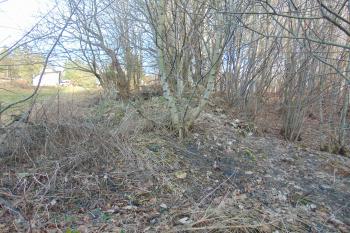 Zakončení sz. valu na západní straně (© Dušan Dohňanský  12/2023)