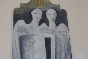 Konecchlumí - křížová cesta Vladimíra Komárka (© Jiří Špaček, 08/2009)
