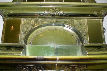 Detail kachlových kamen. (© Miroslav BITTER 07/2005)