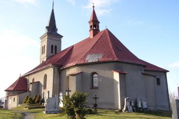 Východní pohled na kostel (© Jan P. Štěpánek, 12/2006)