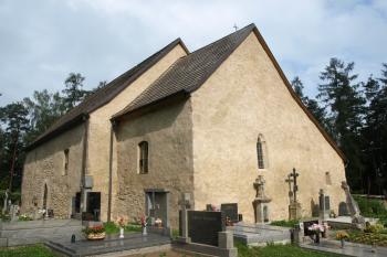 kostel sv. Jiří od jihozápadu ( © Milan Caha 07/2009)