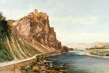 hrad Strečno od Strečnianské doliny ( © Thomas Ender (1793 - 1875))