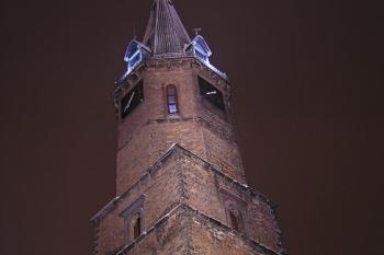 pohled na věž kostela sv. Jana Křtitele ( © Jan P. Štěpánek 01/2010)