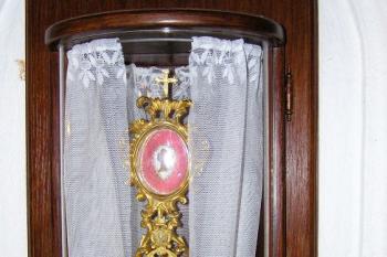 relikvie blahoslaveného M. D. Trčky (© Jan P. Štěpánek, 12/2006)