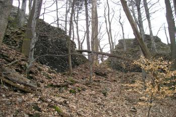 zřícenina hradu Rabštejn (© Vlastislav Mareček, 03/2007)