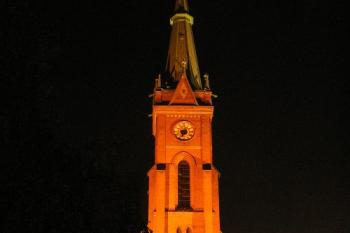 Noční kostel (© Jan P. Štěpánek, 10/2006)
