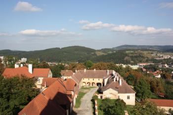 Dolní zámek z hodinové věže ( © Ivan Grisa 09/2009)